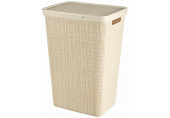 CURVER JUTE 58L Coffre a linge 43 x 34 x 60 cm, beige 08093-885