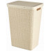 CURVER JUTE 58L Coffre a linge 43 x 34 x 60 cm, beige 08093-885