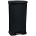 CURVER DECO BIN 50L Poubelle a pédale 39 x 29 x 73 cm noir 02162-929