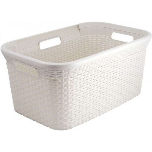 CURVER STYLE 45L Panier a linge 59,2 x 38 x 27 cm, creme 00708-885