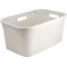 CURVER STYLE 45L Panier a linge 59,2 x 38 x 27 cm, creme 00708-885