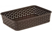 CURVER MY STYLE A5 Paniere de bureau 25,6 x 20 x 6 cm 2,5L marron foncé 00096-210