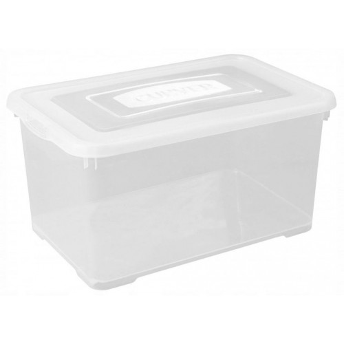 CURVER HANDY BOX 50L Boite de rangement 60 x 40 x 28 cm transparent