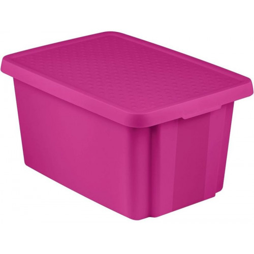 CURVER ESSENTIALS 45L Boite de rangement 40 x 57 x 30 cm rose 00756-437