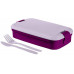 CURVER LUNCH & GO Bento avec couverts 23 x 13 x 7 cm violet 00768-B35