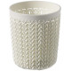 CURVER KNIT ROUND S Pot de rangement 9,9 x 11,2 cm creme 00775-X64