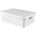 CURVER INFINITY 30L Bac de rangement avec couvercle 56 x 18 x 39 cm blanc 01718-N23