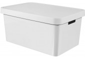 CURVER INFINITY 45L Bac de rangement avec couvercle 56 x 27 x 39 cm blanc 01721-N23