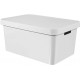 CURVER INFINITY 45L Bac de rangement avec couvercle 56 x 27 x 39 cm blanc 01721-N23