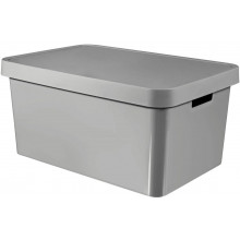 CURVER INFINITY 45L Bac de rangement avec couvercle 56 x 27 x 39 cm gris 01721-099