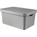 CURVER INFINITY 45L Bac de rangement avec couvercle 56 x 27 x 39 cm gris 01721-099