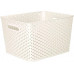 CURVER MY STYLE L 18L Boite de rangement 35,5 x 29,6 x 22 cm creme 03612-885