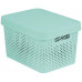 CURVER INFINITY 17L Bac de rangement avec couvercle 36 x 22 x 27 cm menthe 04742-Q29