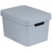 CURVER INFINITY 17L Bac de rangement avec couvercle 36 x 22 x 27 cm gris 04743-099