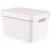 CURVER INFINITY 17L Bac de rangement avec couvercle 36 x 22 x 27 cm blanc 04743-N23