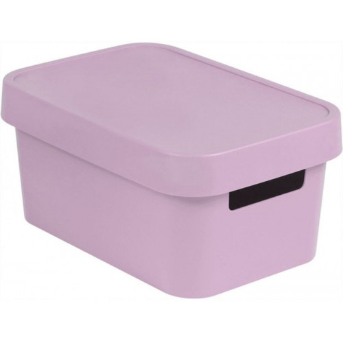 CURVER INFINITY 4,5L Bac de rangement avec couvercle 27 x 12 x 19 cm rose 04746-X51