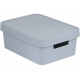 CURVER INFINITY 11L Bac de rangement avec couvercle 36 x 14 x 27 cm gris 04752-099