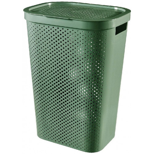 CURVER INFINITY DOTS 59L Coffre a linge 44 x 35 x 60 cm, vert 04754-S86