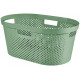 CURVER INFINITY DOTS 39L Panier a linge 59 x 38 x 27 cm, vert 04755-S86