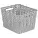 CURVER YOUR STYLE L 18L Boite de rangement 35 x 30 x 22 cm gris 04756-099