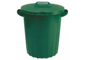 KETER 90L Poubelle, 49 x 49 x 58 cm, verte 17187521