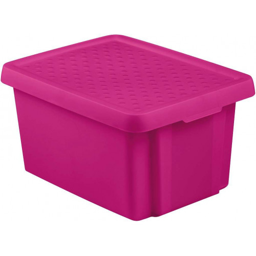 CURVER ESSENTIALS 16L Boite de rangement 39 x 30 x 21 cm rose 00753-437