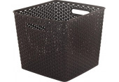 CURVER MY STYLE 25L Boite de rangement 32,5 x 32,5 x 28 cm marron 03613-210