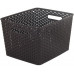 CURVER MY STYLE L 18L Boite de rangement 35,5 x 29,6 x 22 cm marron 03612-210