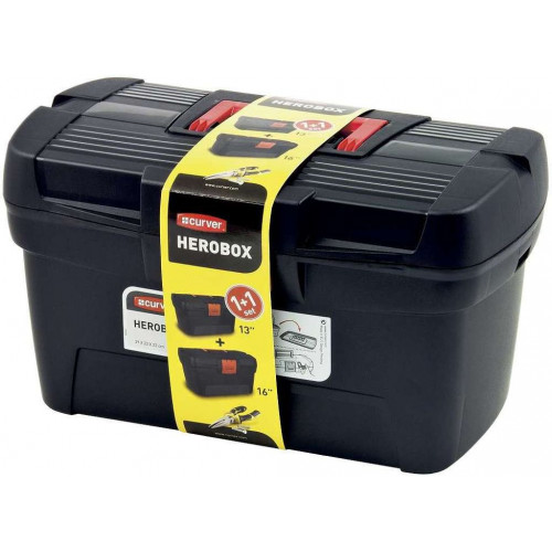 CURVER HEROBOX 16"+13" Coffre a outils 02897-888