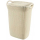 CURVER KNIT 57L Coffre a linge 45 x 61 x 34 cm, creme 03676-X64