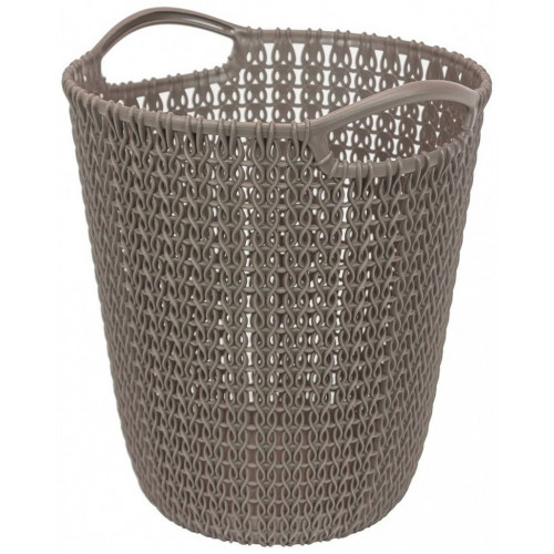 CURVER KNIT 7L Corbeille a papier 24 x 23 x 27 cm marron 03678-X59