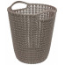 CURVER KNIT 7L Corbeille a papier 24 x 23 x 27 cm marron 03678-X59