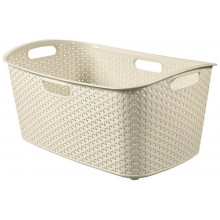 CURVER MY STYLE 47L Panier a linge 60 x 39 x 28 cm, creme 00745-885