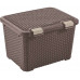 CURVER STYLE 43L Boîte de rangement 49,5 x 39,7 x 33 cm marron 00711-210