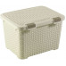 CURVER STYLE 43L Boîte de rangement 49,5 x 39,7 x 33 cm creme 00711-885