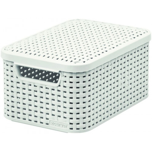 CURVER STYLE S Boite de rangement avec couvercle 29,1 x 19,8 x 14,2 cm creme 03617-885