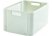 CURVER STYLE L Boite de rangement 43,6 x 23 x 32,6 cm creme 03616-885