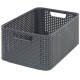 CURVER STYLE M Boite de rangement 38,6 x 17 x 28,7 cm anthracite 03615-308