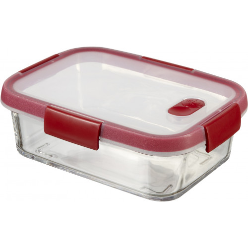 CURVER SMART COOK 0,9L Récipient en verre 20 x 15 x 7 cm transparent/rouge 00114-472 CURVER SMART COOK 0,9L Récipient en verre 20 x 15 x 7 cm transparent/rouge 00114-472