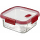 CURVER SMART COOK 0,7L Boîte alimentaire 15 x 15 x 7 cm transparent/rouge 00115-472