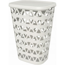 CURVER OCEANA 55L Panier a linge 42,6 × 34,5 × 60,1 cm, beige 00520-885