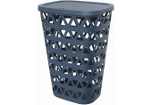 CURVER OCEANA 55L Panier a linge 42,6 × 34,5 × 60,1 cm, bleu 00520-Z99
