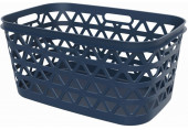 CURVER OCEANA 45L Panier a linge propre 57,1 × 37,1 × 27,1 cm, bleu 00521-Z99