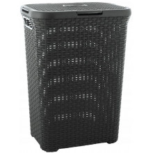 CURVER STYLE 60L Coffre a linge 44,8 x 61,5 x 34,1 cm, gris foncé 00707-308
