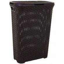 CURVER STYLE 40L Coffre a linge 44,8 x 61,5 x 26,5 cm, marron foncé 00709-210
