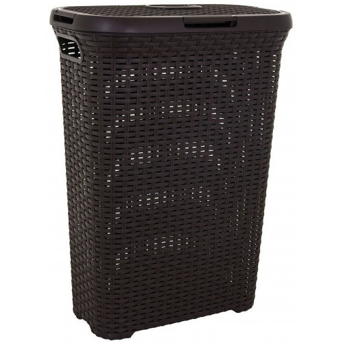 CURVER STYLE 40L Coffre a linge 44,8 x 61,5 x 26,5 cm, marron foncé 00709-210