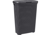 CURVER STYLE 40L Coffre a linge 44,8 x 61,5 x 26,5 cm, gris foncé 00709-308