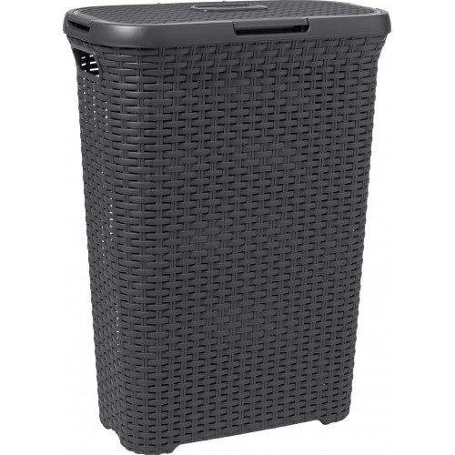 CURVER STYLE 40L Coffre a linge 44,8 x 61,5 x 26,5 cm, gris foncé 00709-308