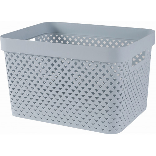 CURVER PURE 17L Panier de rangement 35,5 x 26,2 x 21,9 cm, bleu 01420-126