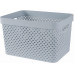 CURVER PURE 17L Panier de rangement 35,5 x 26,2 x 21,9 cm, bleu 01420-126